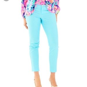 COPY - Lilly Pulitzer teal pants sz12 new